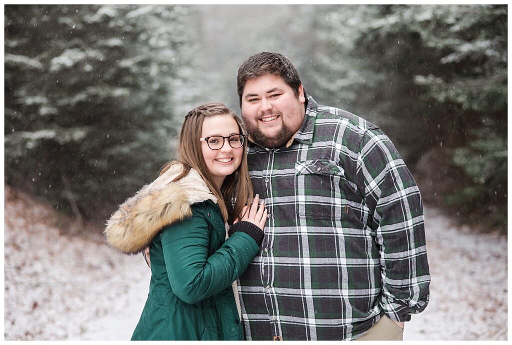 A Snowy Pennsylvanian Engagement Session