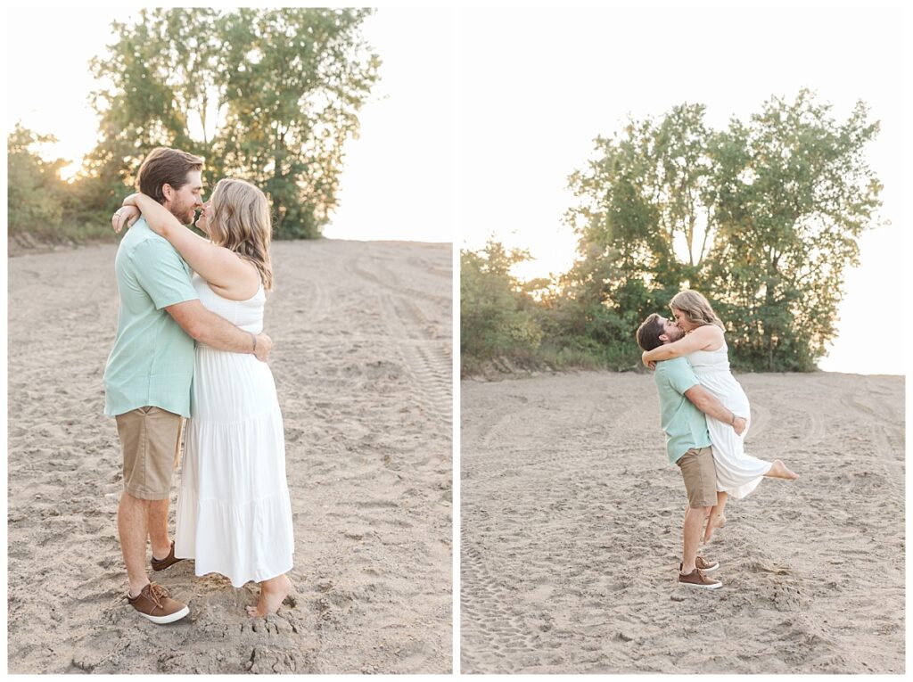 Frontier Park Engagement Session Joy of Being Engaged