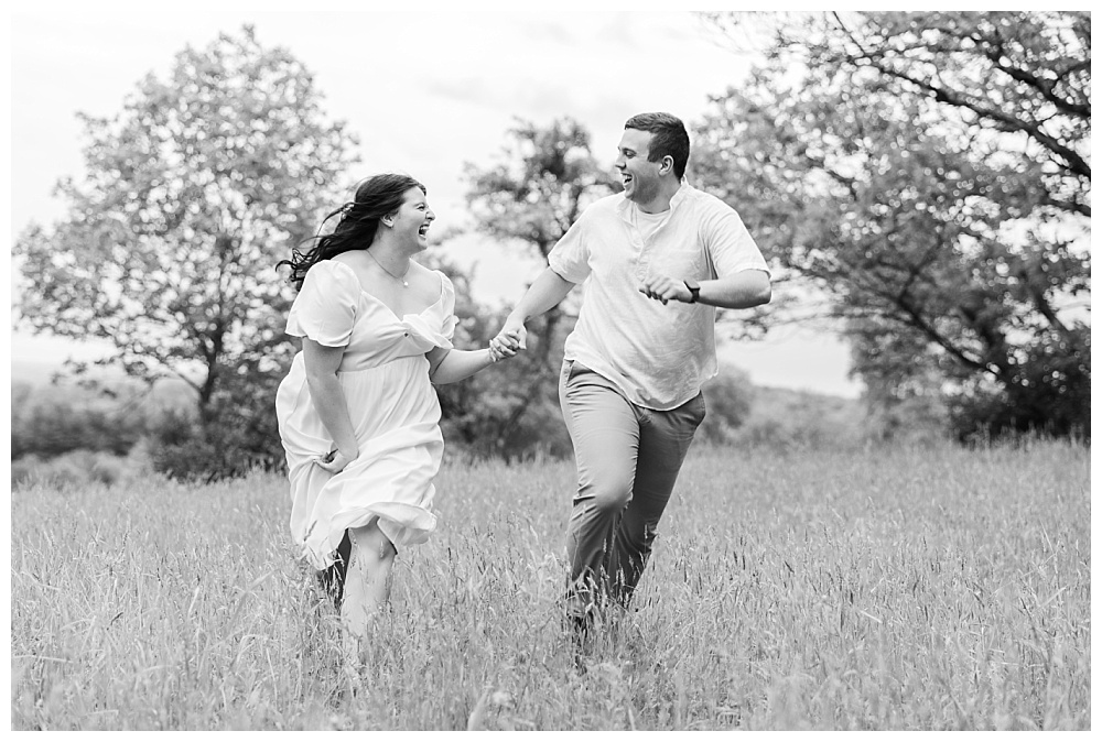 Overcast Reynoldsville Engagement