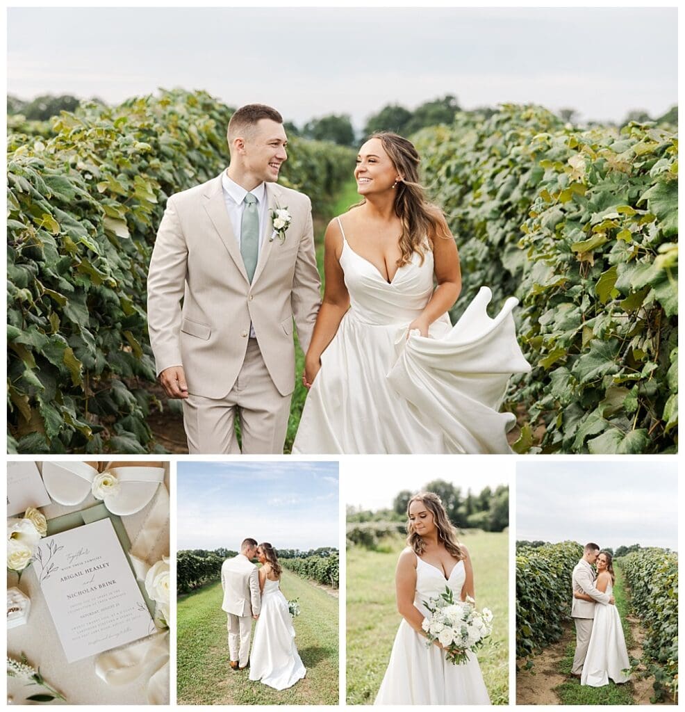 Wedding at Lake Shore Vineyards