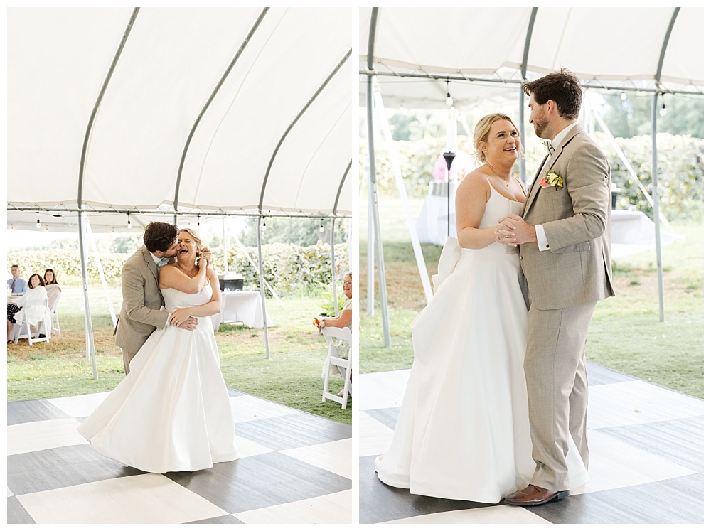 Wedding at Lakeshore Vineyards