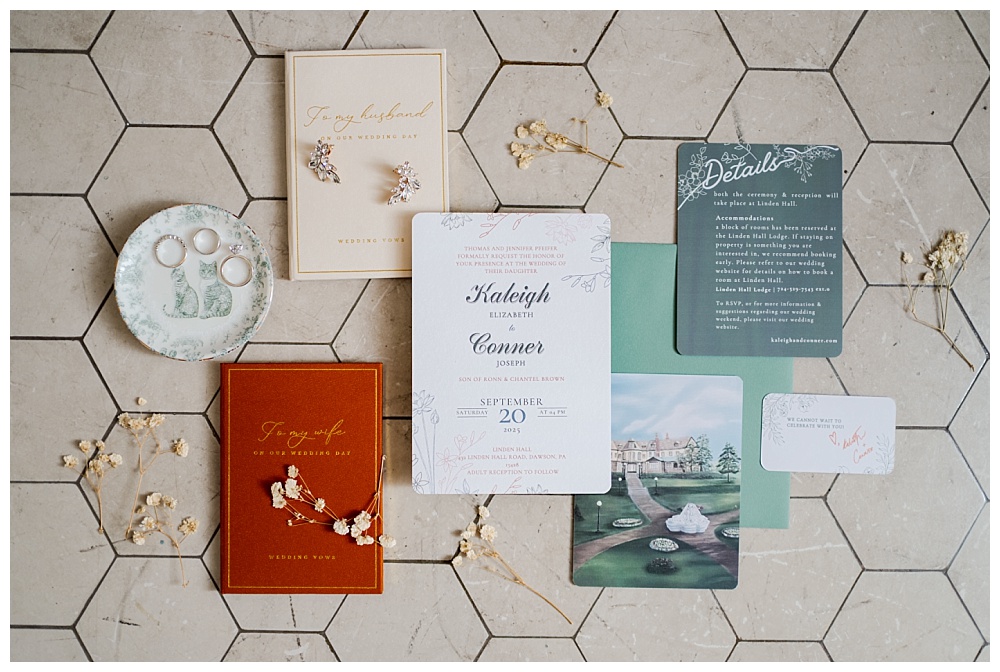 wedding at Linden Hall