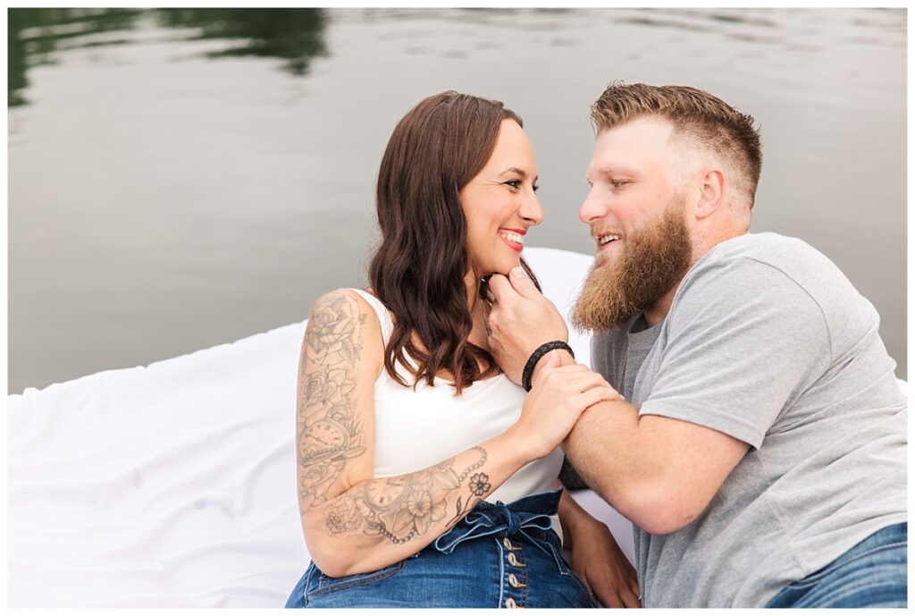 Unique Pond Engagement Session