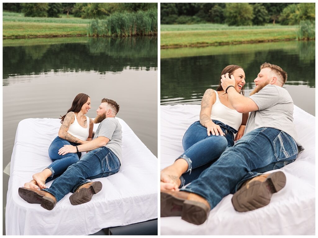 Unique Pond Engagement Session