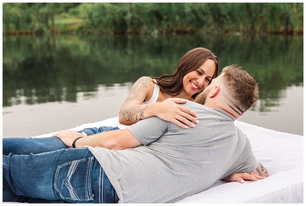 Unique Pond Engagement Session