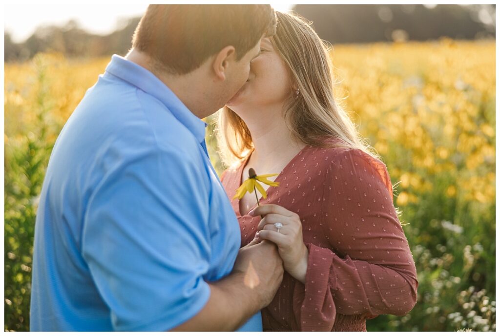 Flower Field Engagement Session