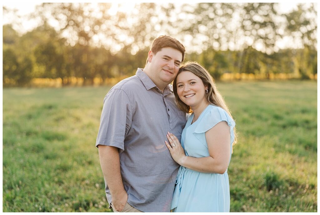 Flower Field Engagement Session