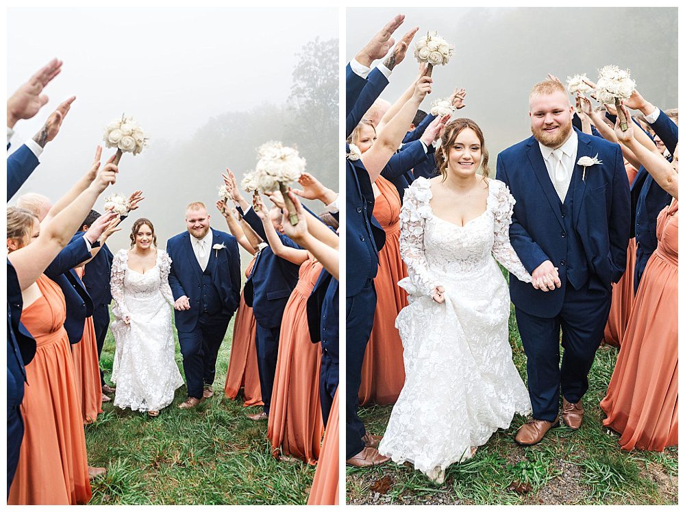 Stone Fountain, A Foggy Wedding Day