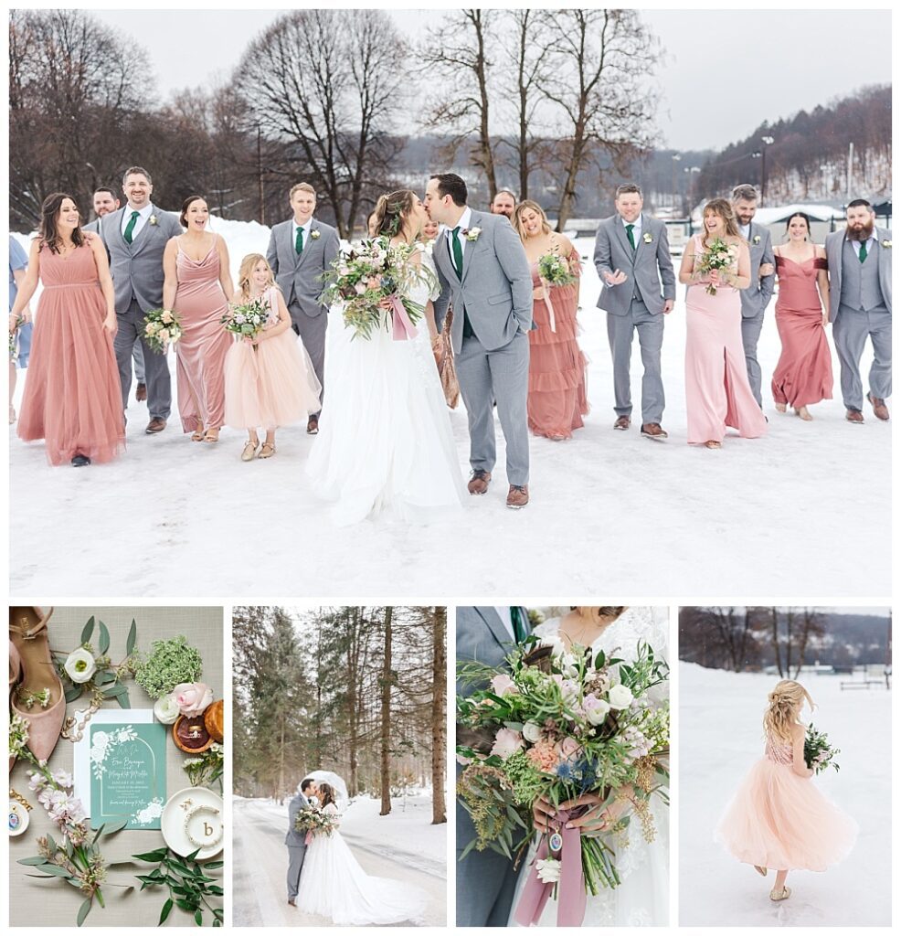 A Johnsonburg Winter Wedding