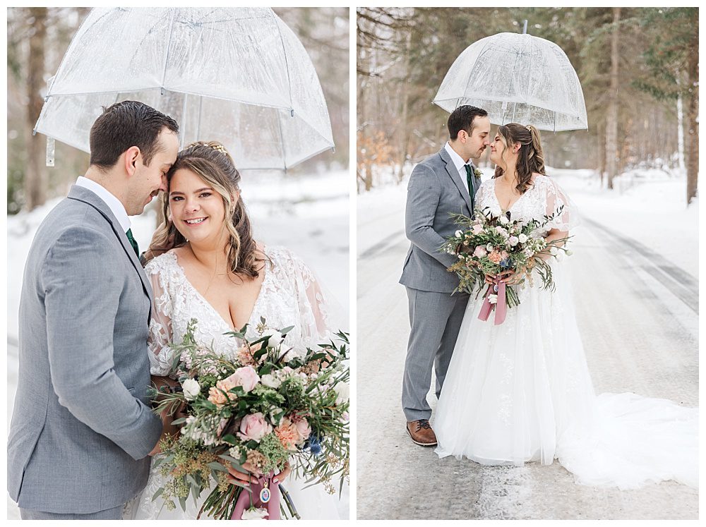 A Johnsonburg Winter Wedding