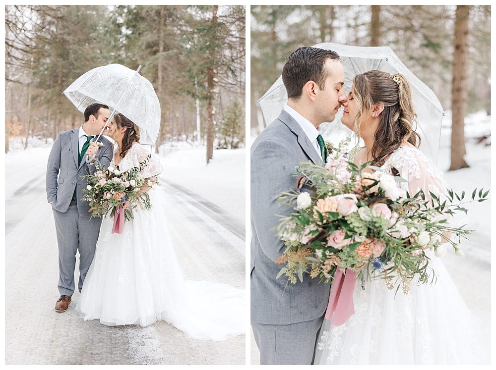 A Johnsonburg Winter Wedding