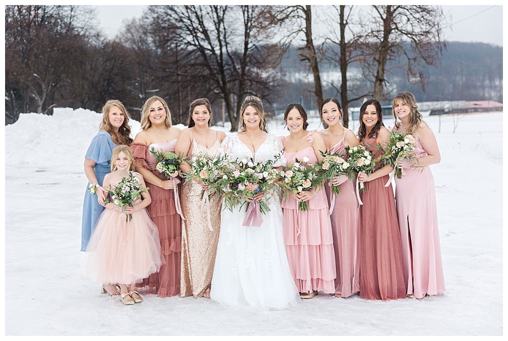 A Johnsonburg Winter Wedding