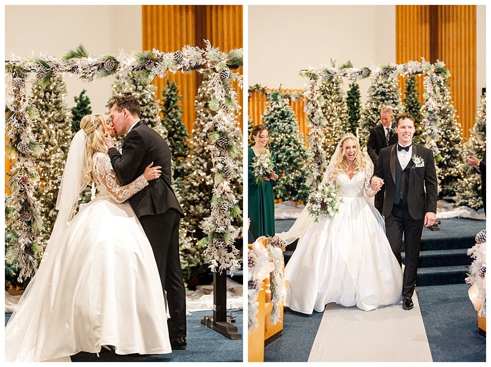 A Snowy Haskell House Wedding