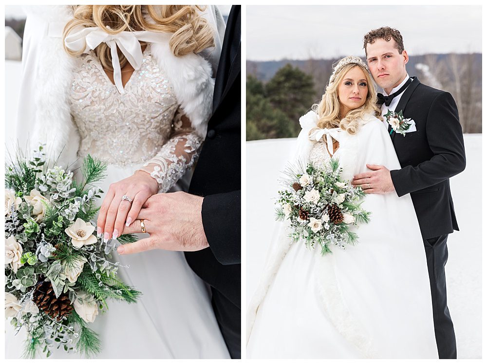 A Snowy Haskell House Wedding