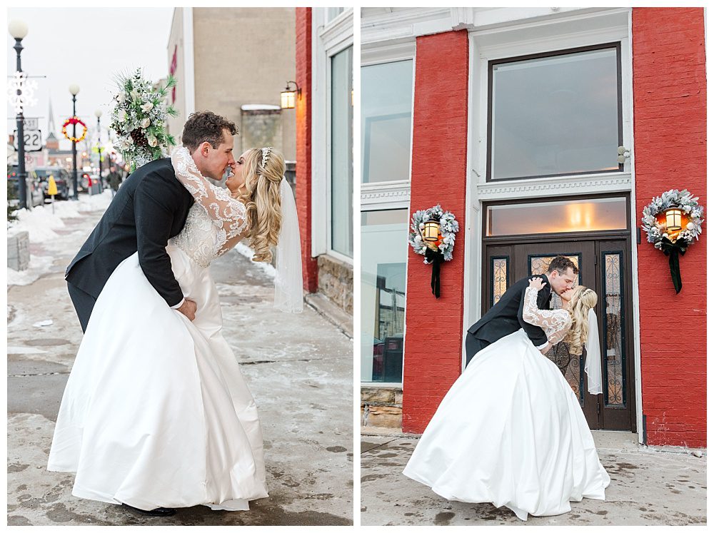 A Snowy Haskell House Wedding