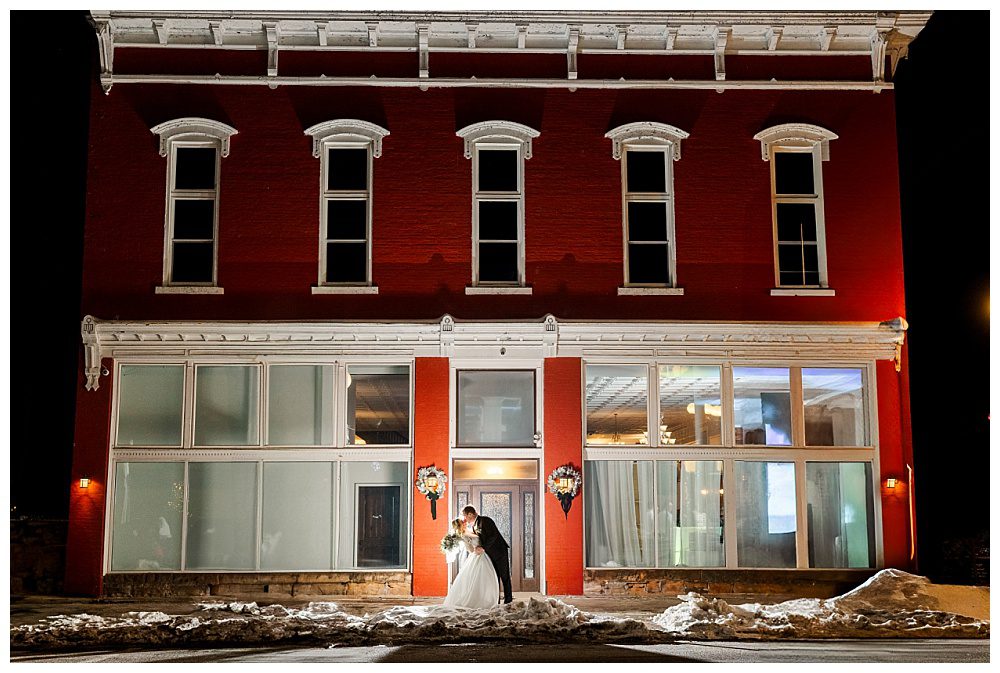 A Snowy Haskell House Wedding