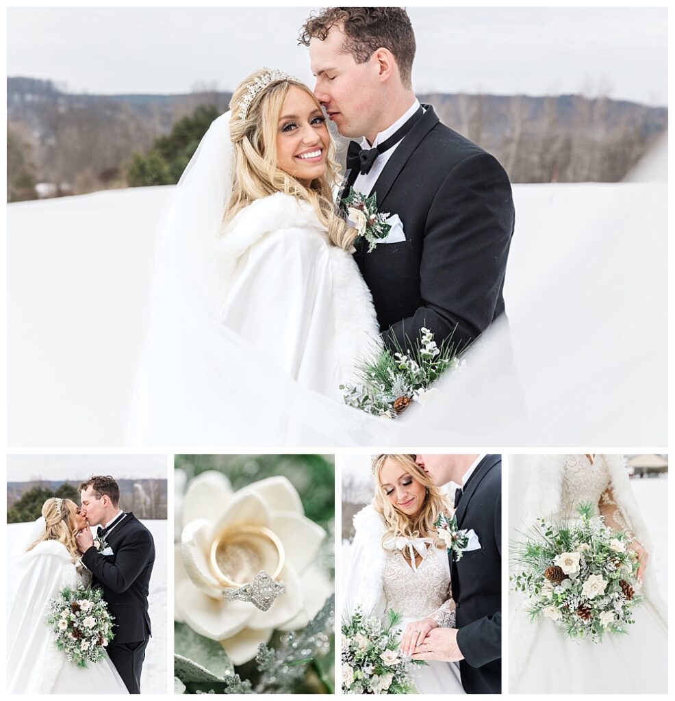 A Snowy Haskell House Wedding